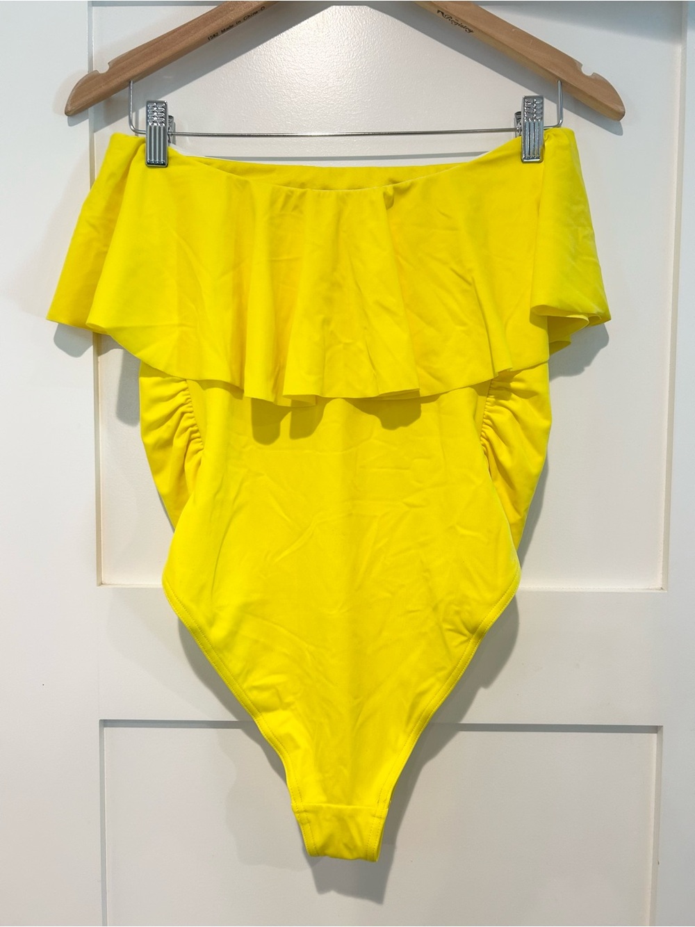 ASOS Strapless Ruffle One-Piece Swimsuit - Picture 2 of 11